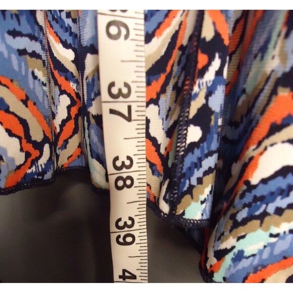 Serenade NY Fit & Flare Multicolored Geometric Print Dress Womens Size Large - Picture 10 of 12